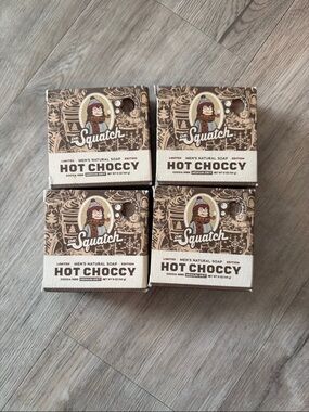 Dr. Squatch Hot Choccy 5 oz Men’s Natural Bar Soap - Limited Edition - Lot of 4